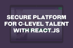 Gated Talent - Secure Platform for C-Level Talent with React.js